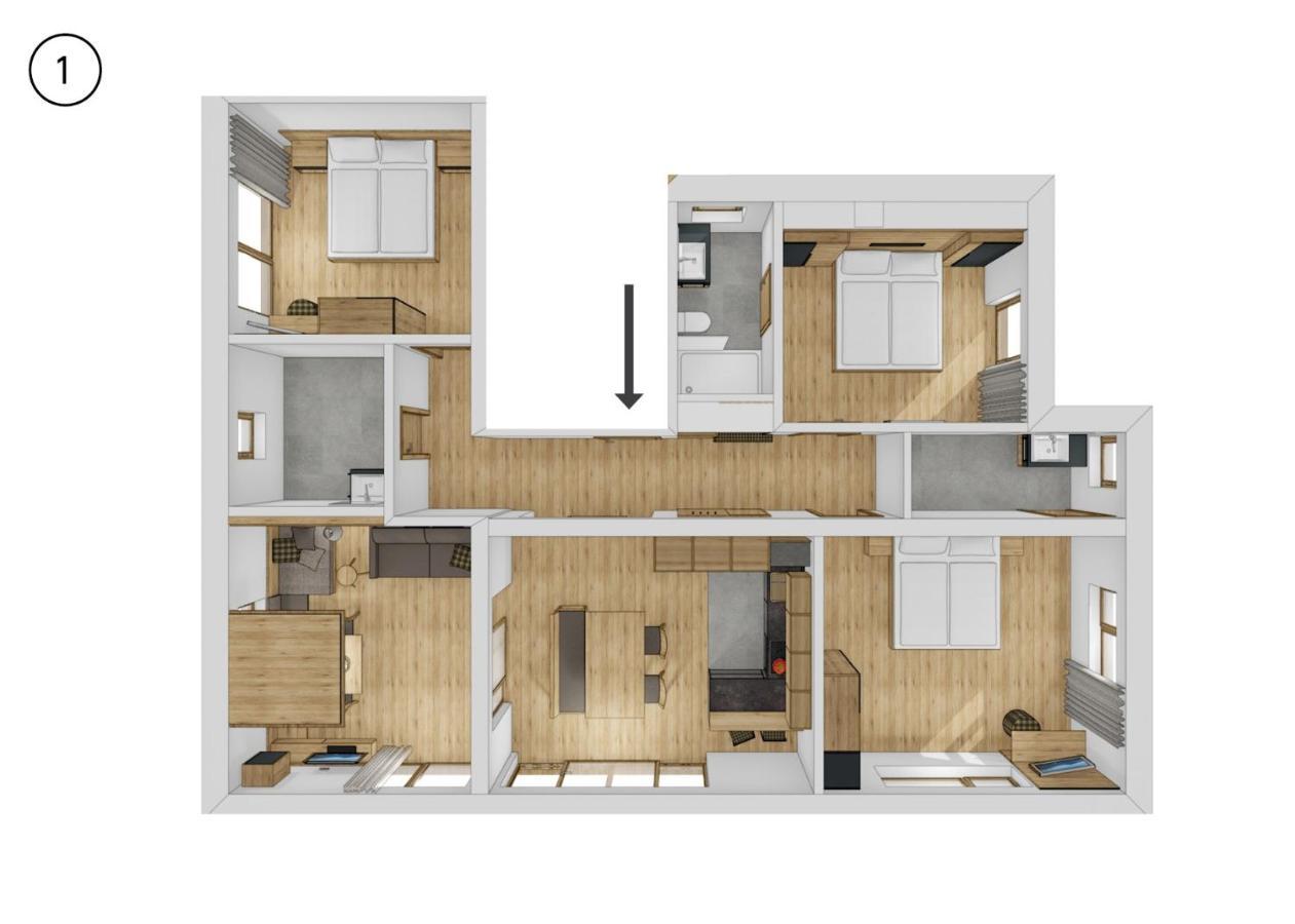 Appartement Foerra Tesido Kültér fotó